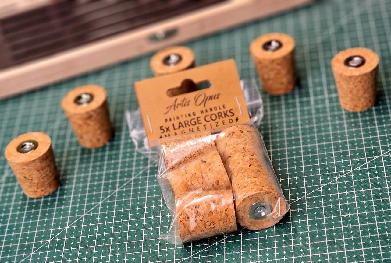 Artis Opus: Magnet Corks for Painting Egg Handle - 5pc | Buy Online from The Home Crafters