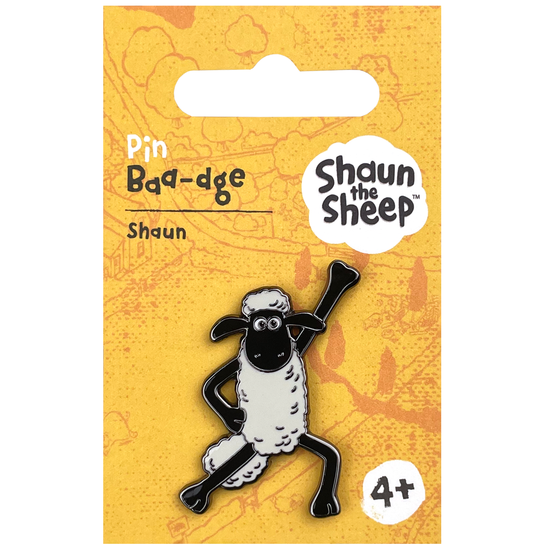 Shaun the Sheep Dancing Pin Badge
