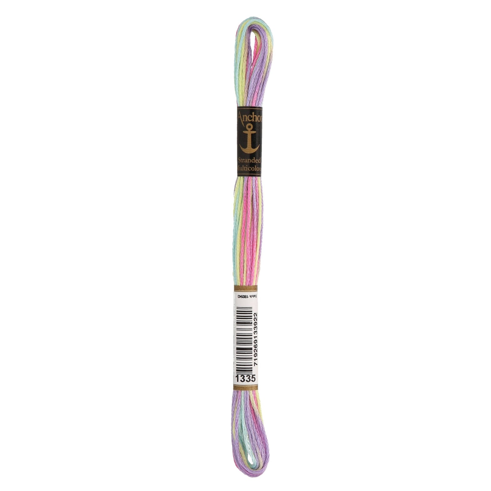 1335: Anchor Stranded Multi Coloured Cotton Skein - 8m | Buy Online from The Home Crafters