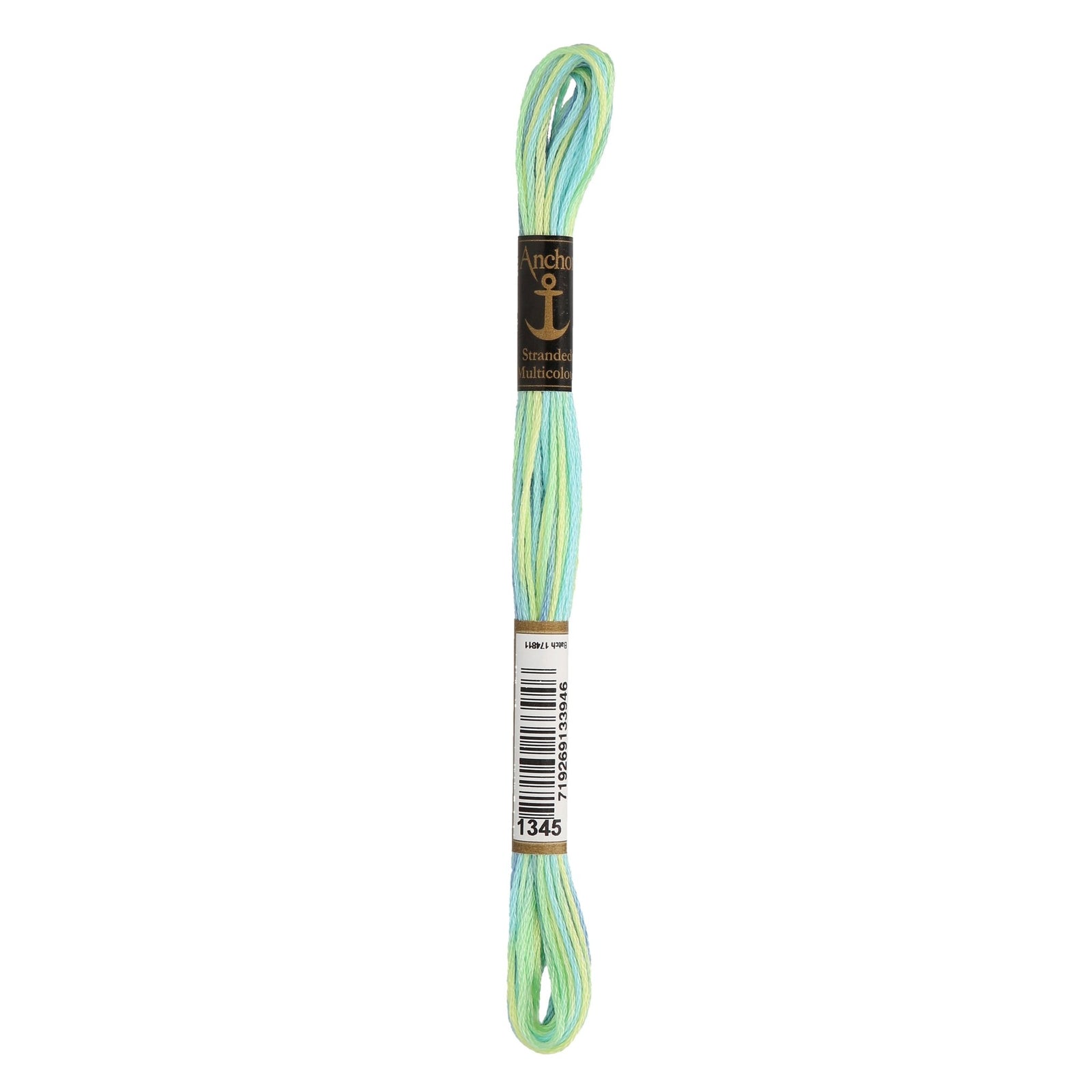 1345: Anchor Stranded Multi Coloured Cotton Skein - 8m | Buy Online from The Home Crafters