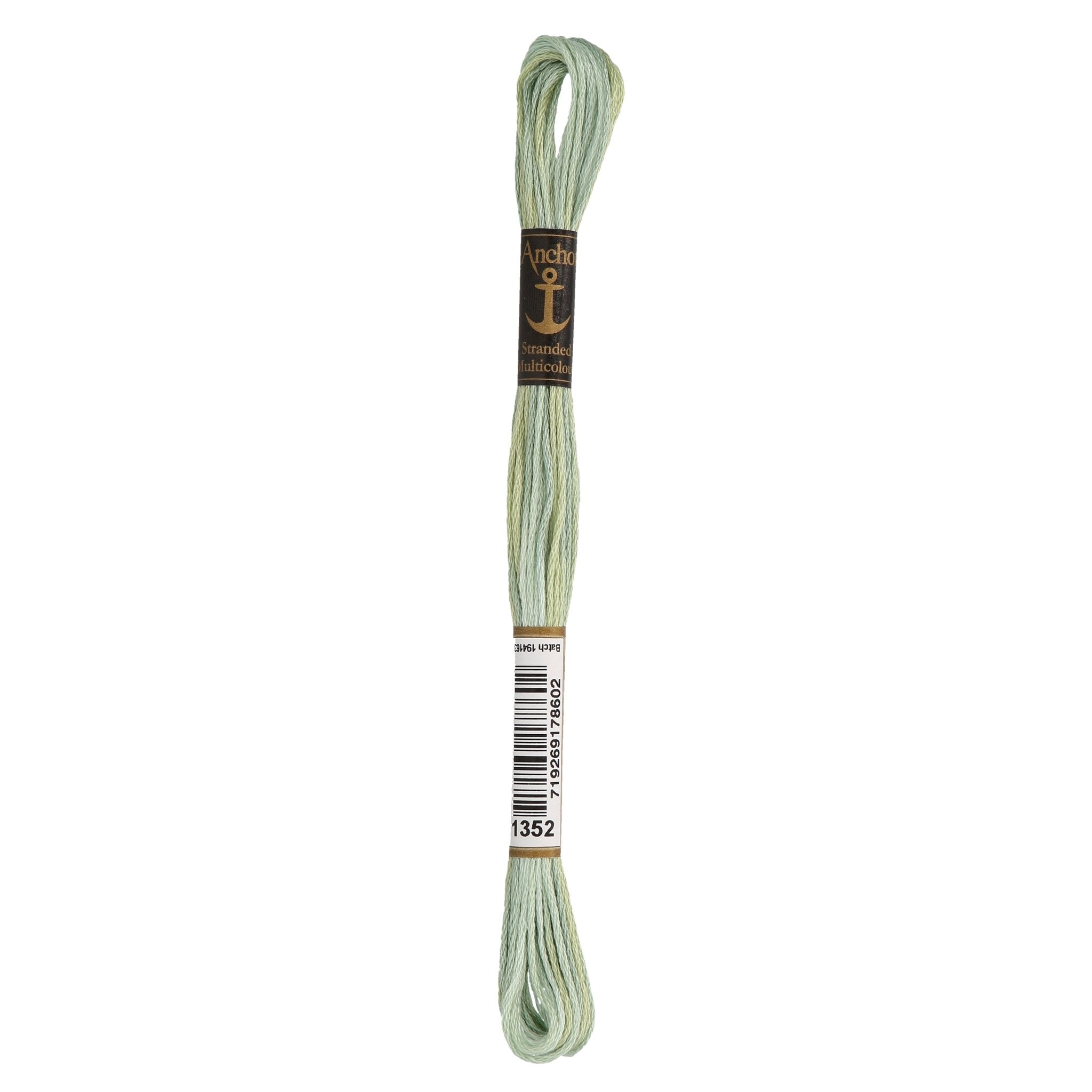 1352: Anchor Stranded Multi Coloured Cotton Skein - 8m | Buy Online from The Home Crafters
