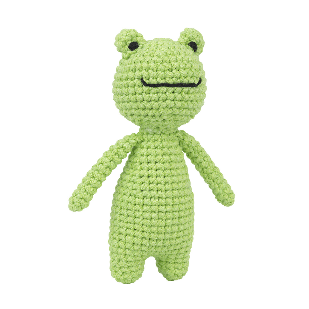 Knitty Critters Pouch Pals Crochet Kit - Trevor the Frog | Buy Online from The Home Crafters