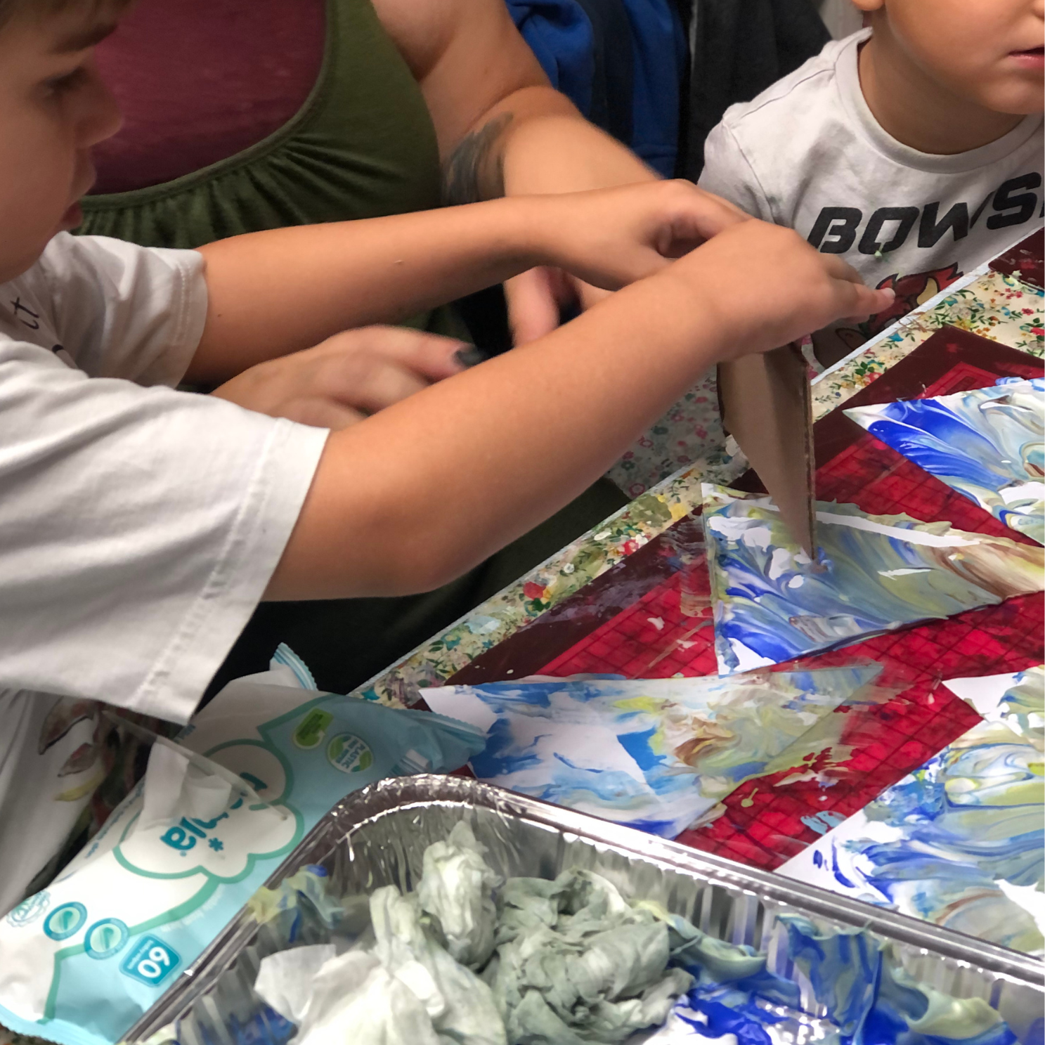 Kids Craft Workshops: Shaving Cream Marbling - Monday 17th August