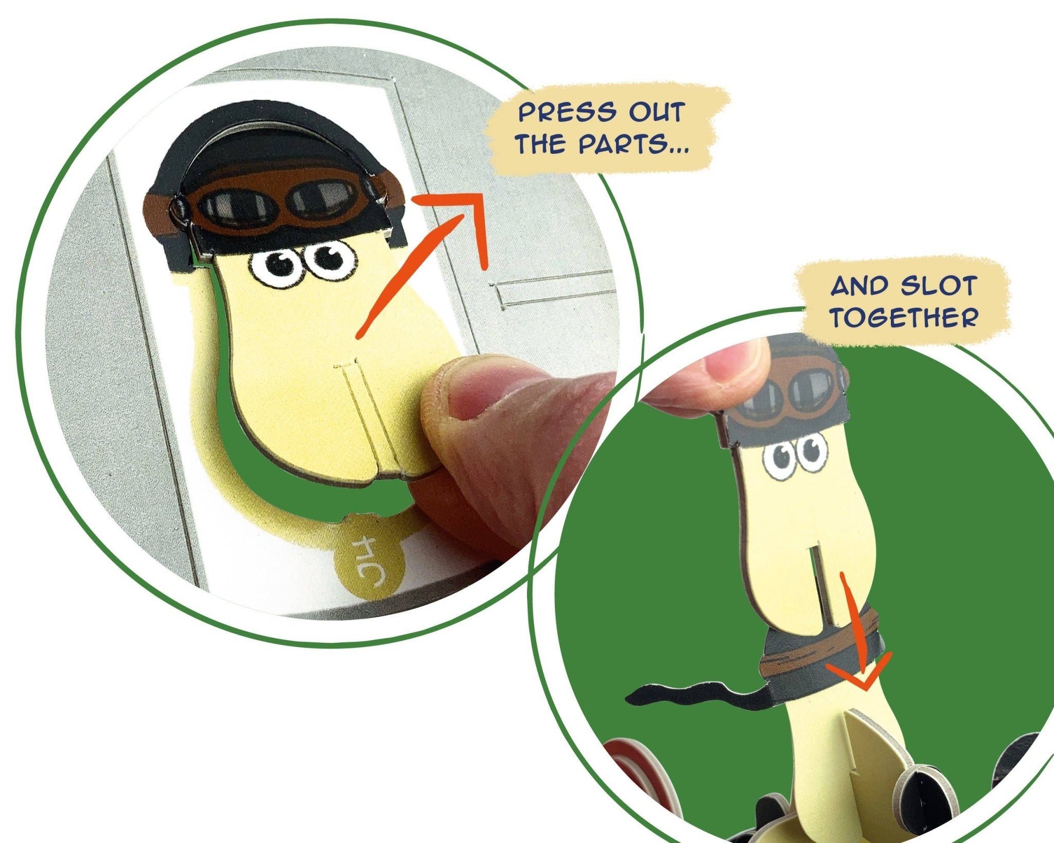 Build Your Own Wallace & Gromit Sidecar Plane - Eco - Friendly Kit | Buy Online from The Home Crafters