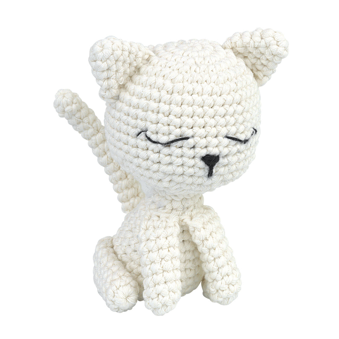 Knitty Critters Pouch Pals Crochet Kit - Nugget the Kitten