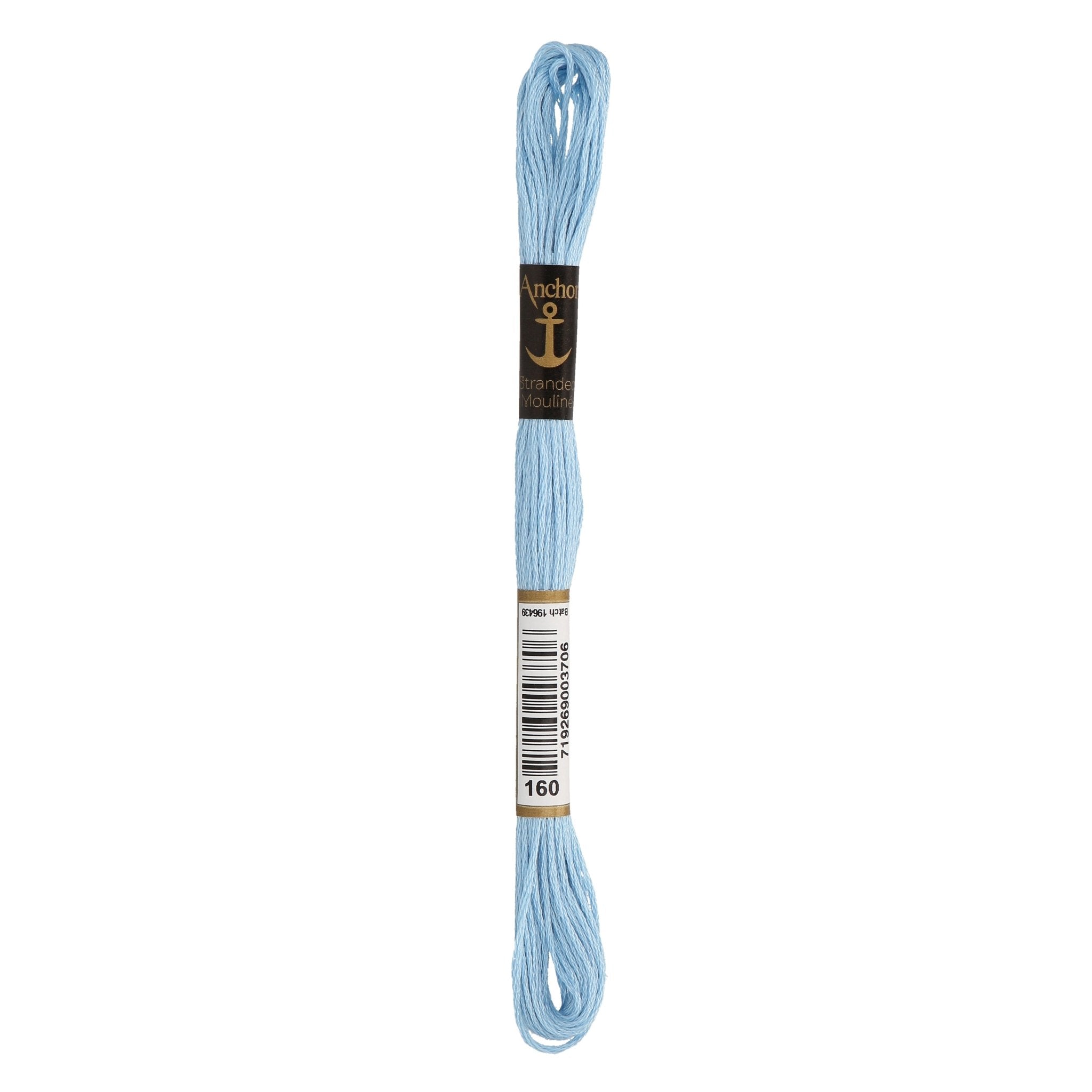 160: Anchor Stranded Mouline Cotton Skein - 8m | Buy Online from The Home Crafters