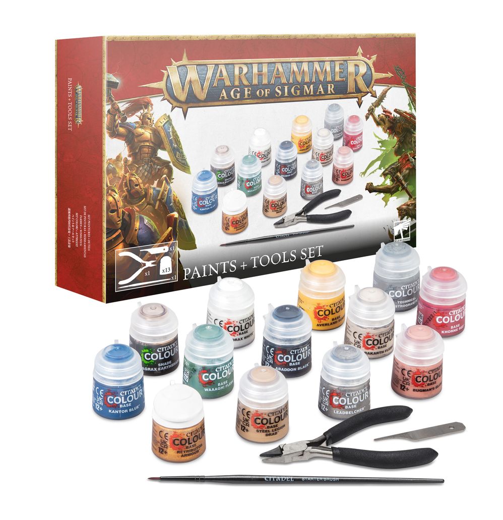 Start Here: Age of Sigmar - Paints + Tools Set