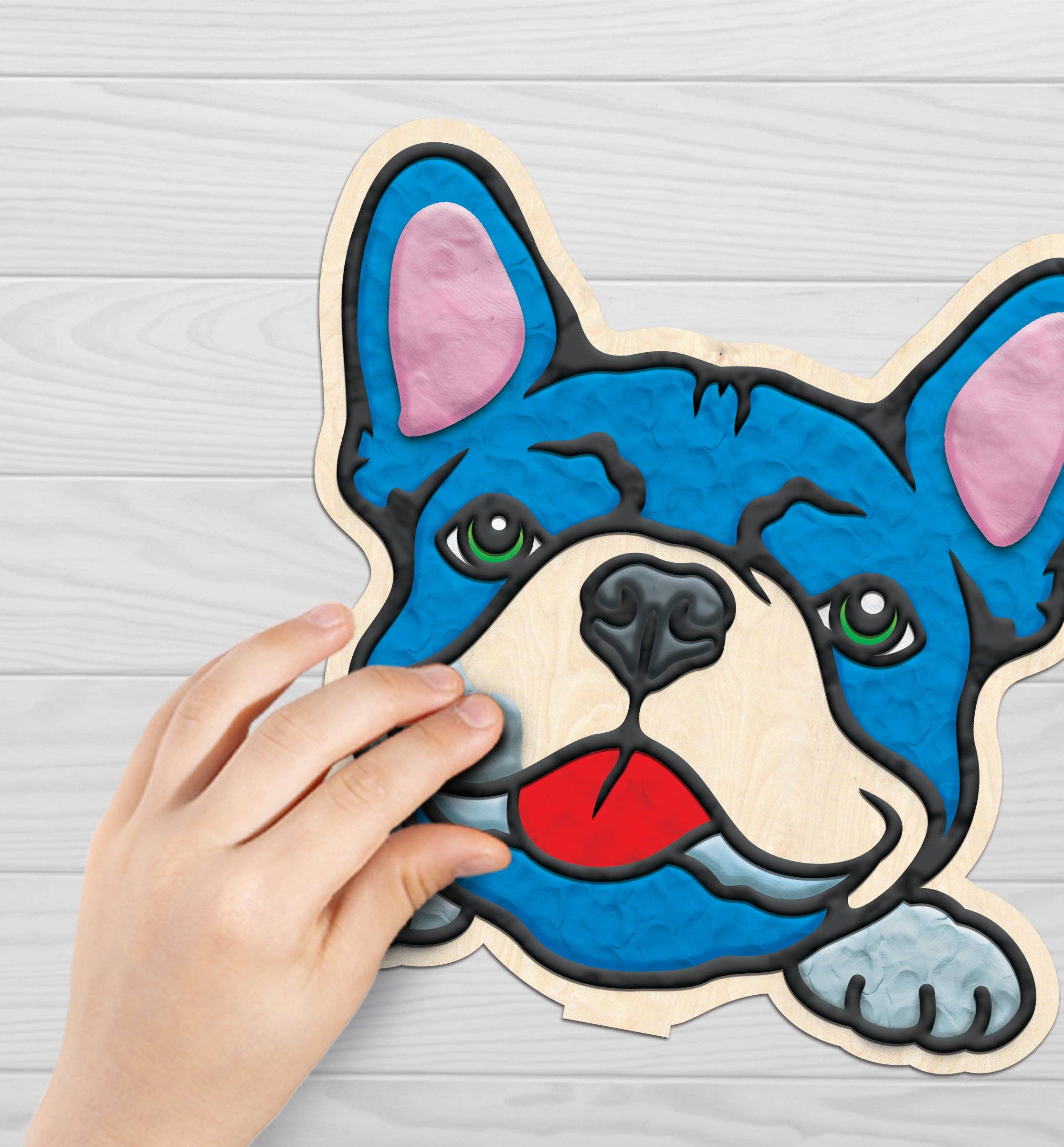 Dog Clay Colouring Kit