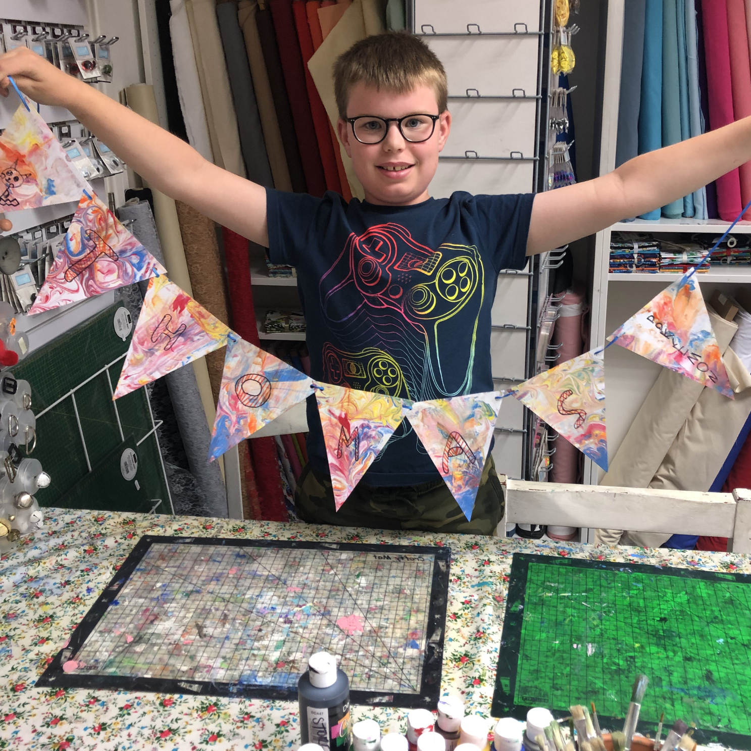 Kids Craft Workshops: Shaving Cream Marbling - Monday 17th August