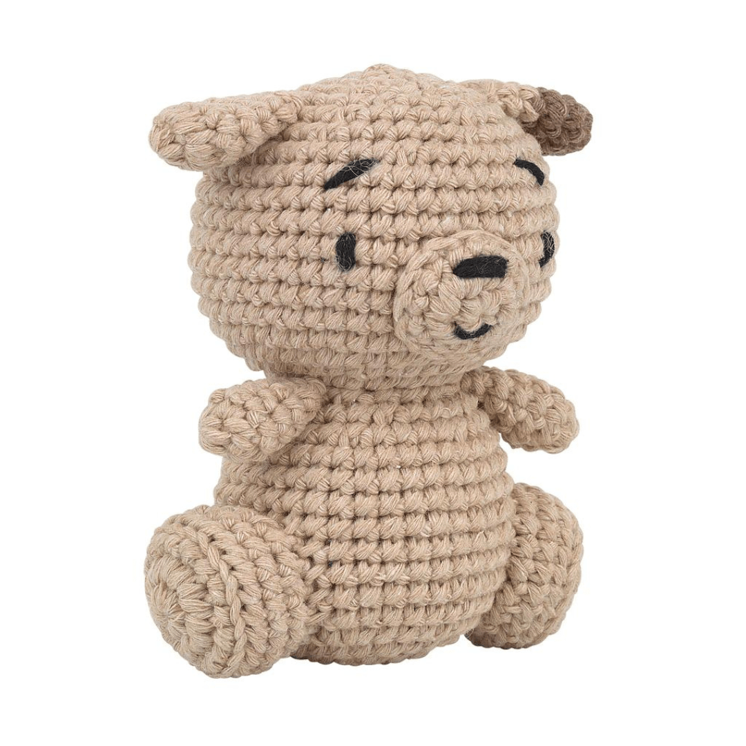 Knitty Critters Pouch Pals Crochet Kit - Jimmy the Dog