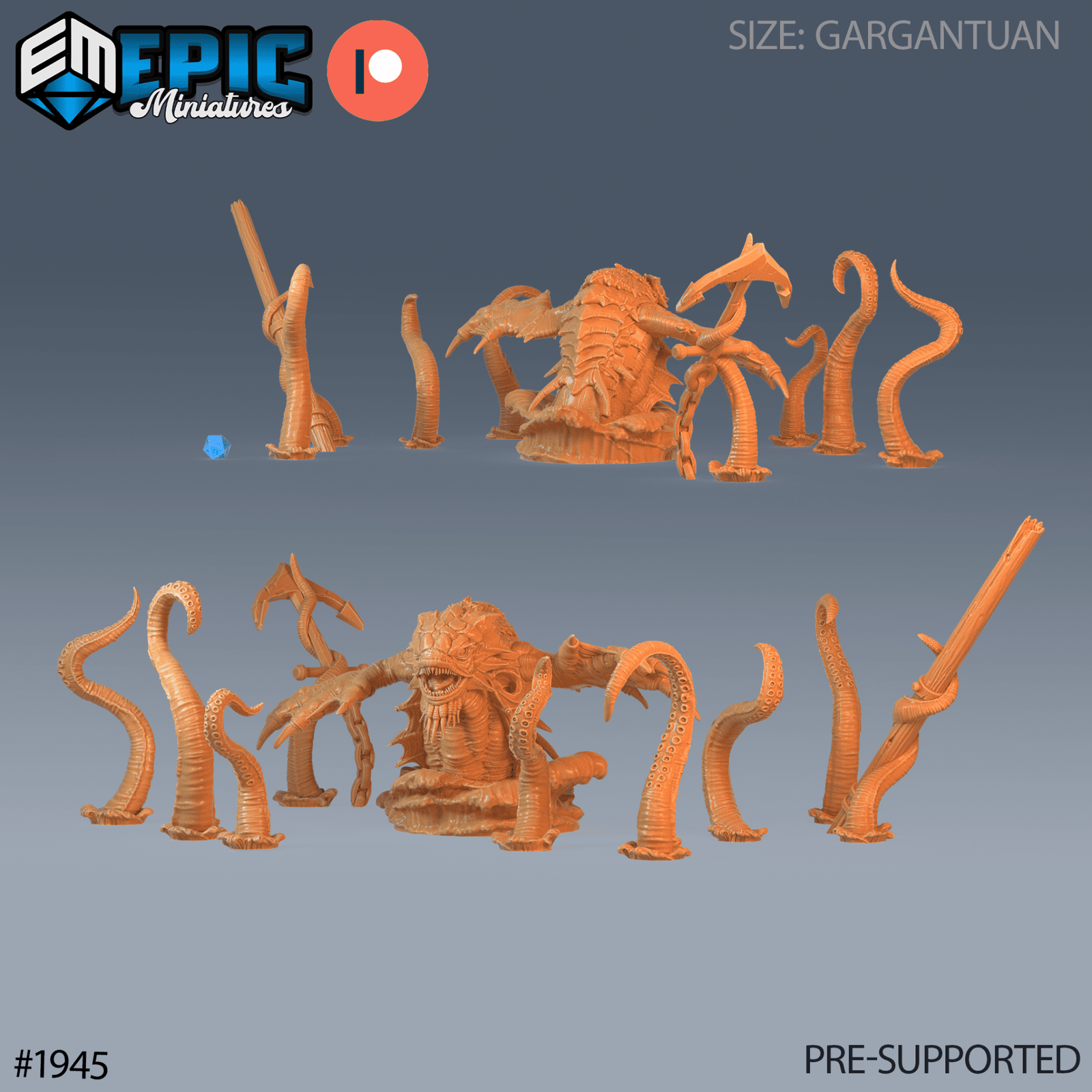 Kraken Classis - Epic Dungeons & Dragons Miniature | Fantasy Tabletop Gaming | Epic Miniatures | Buy Online from The Home Crafters