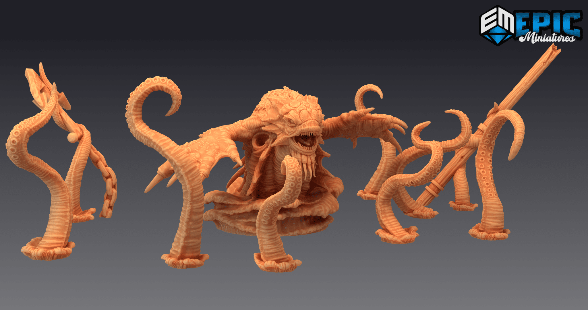 Kraken Classis - Epic Dungeons & Dragons Miniature | Fantasy Tabletop Gaming | Epic Miniatures | Buy Online from The Home Crafters