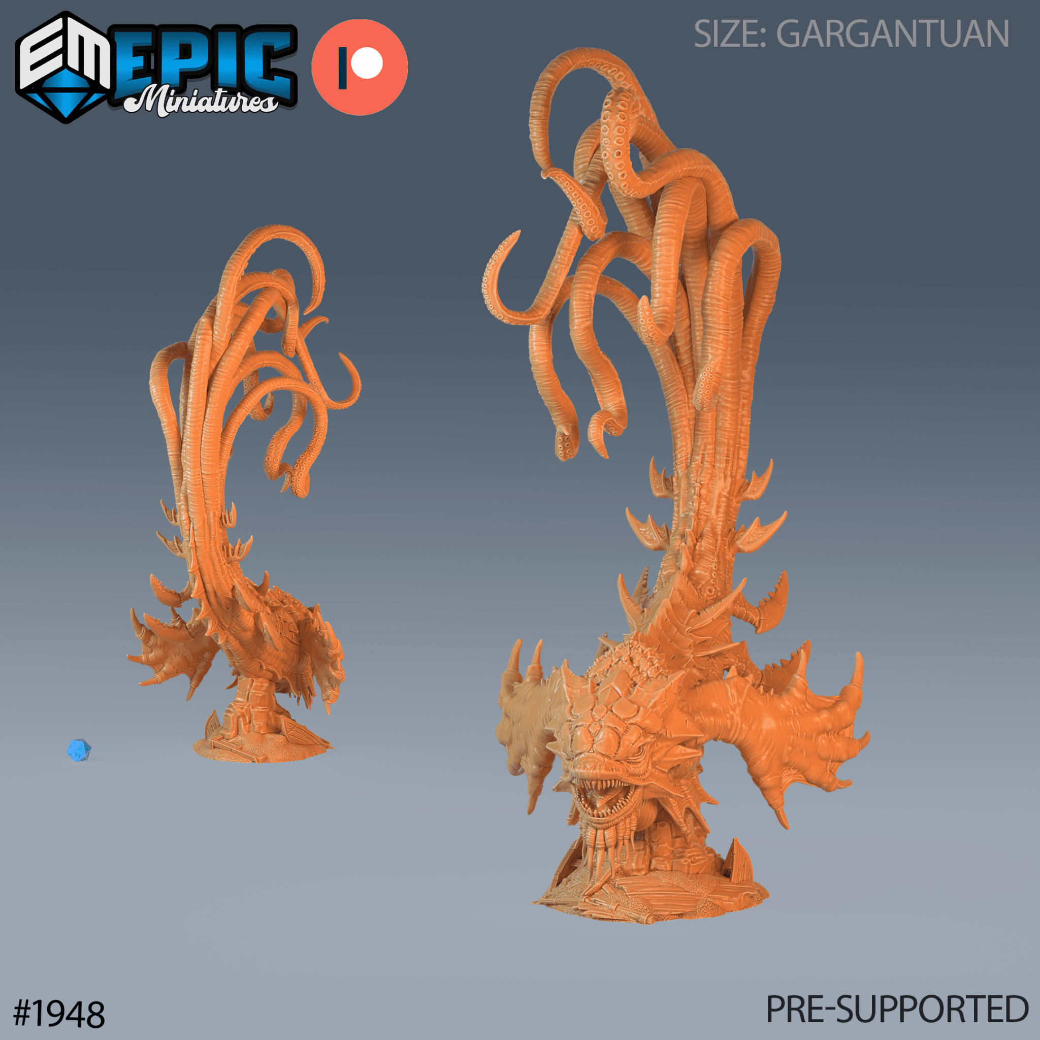 Kraken Classis - Epic Dungeons & Dragons Miniature | Fantasy Tabletop Gaming | Epic Miniatures | Buy Online from The Home Crafters