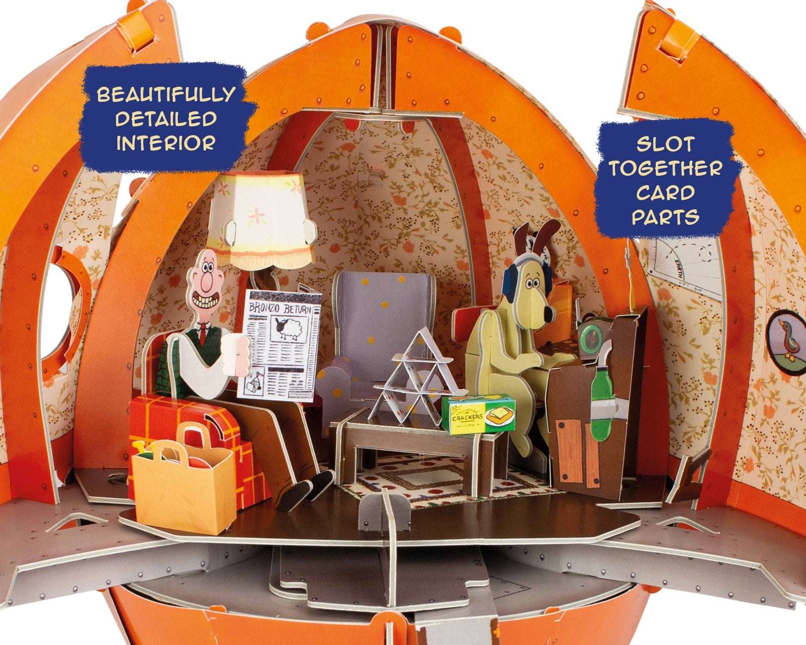 Build Your Own Wallace & Gromit Rocket - Eco - Friendly Kit | Buy Online from The Home Crafters