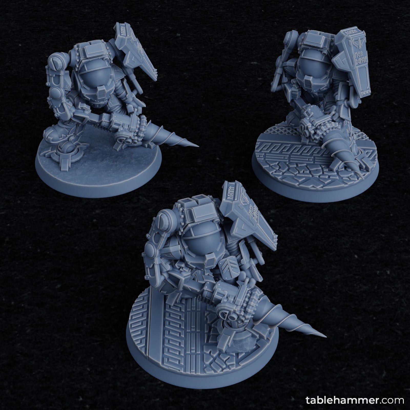 Exo Dwarves with drills (Federation of Tyr) | Buy Online from The Home Crafters