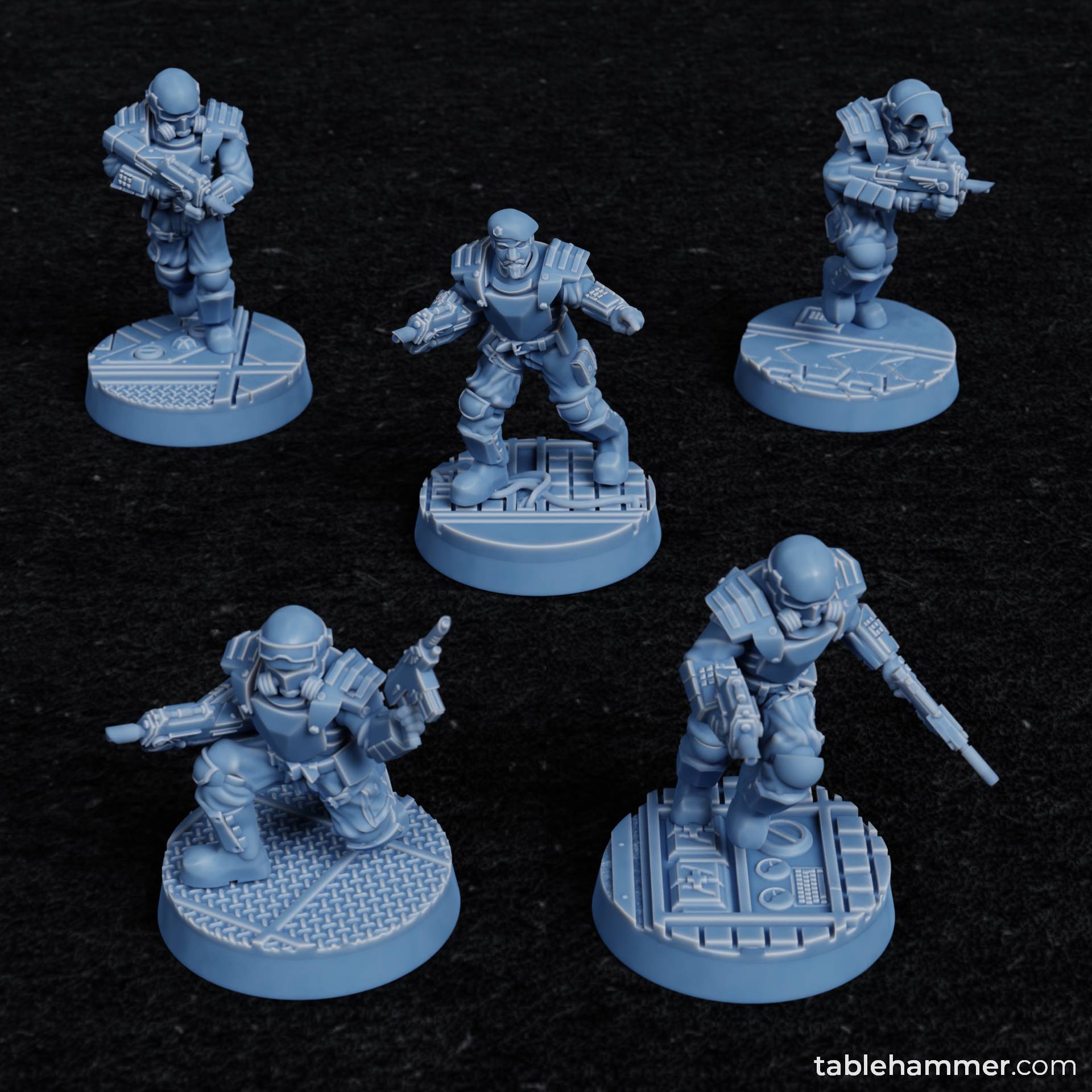 Factory Guard Rangers – Human Riflemen Soldiers (Accell Union) | Buy Online from The Home Crafters