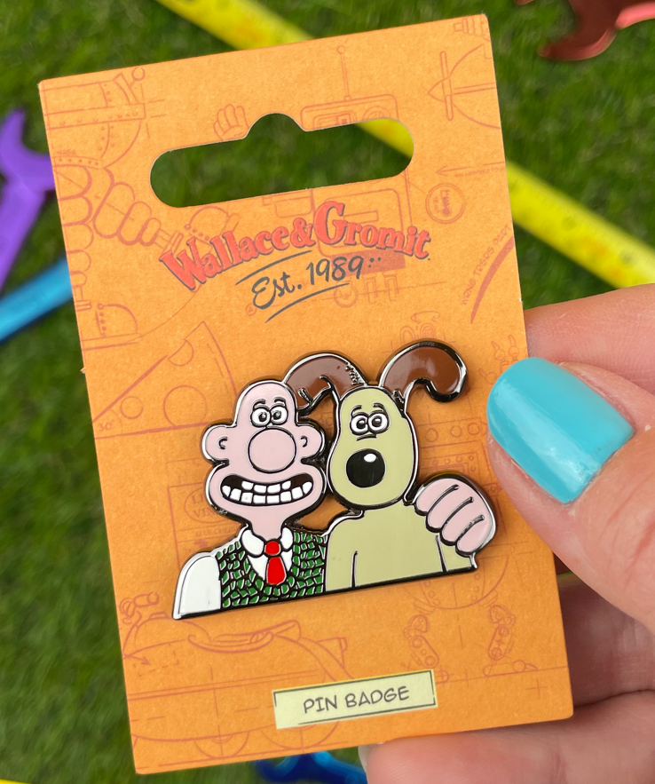 Wallace & Gromit Pin Badge