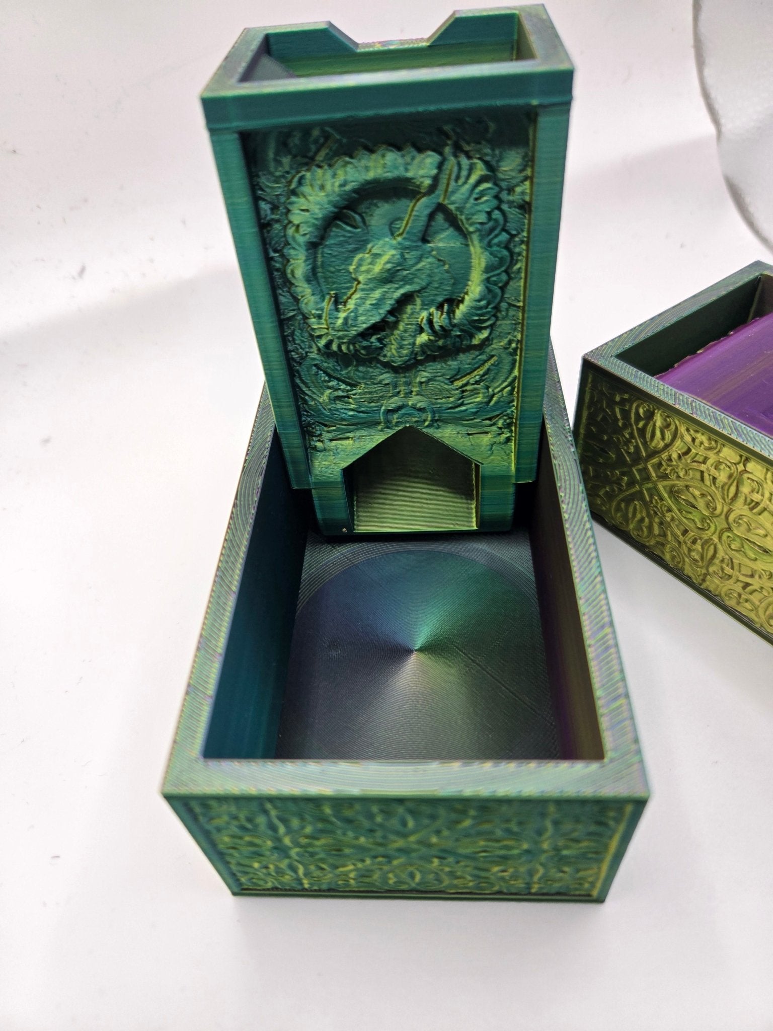 3d Printed Fold - Out Dice Tower - choose your design | Buy Online from The Home Crafters