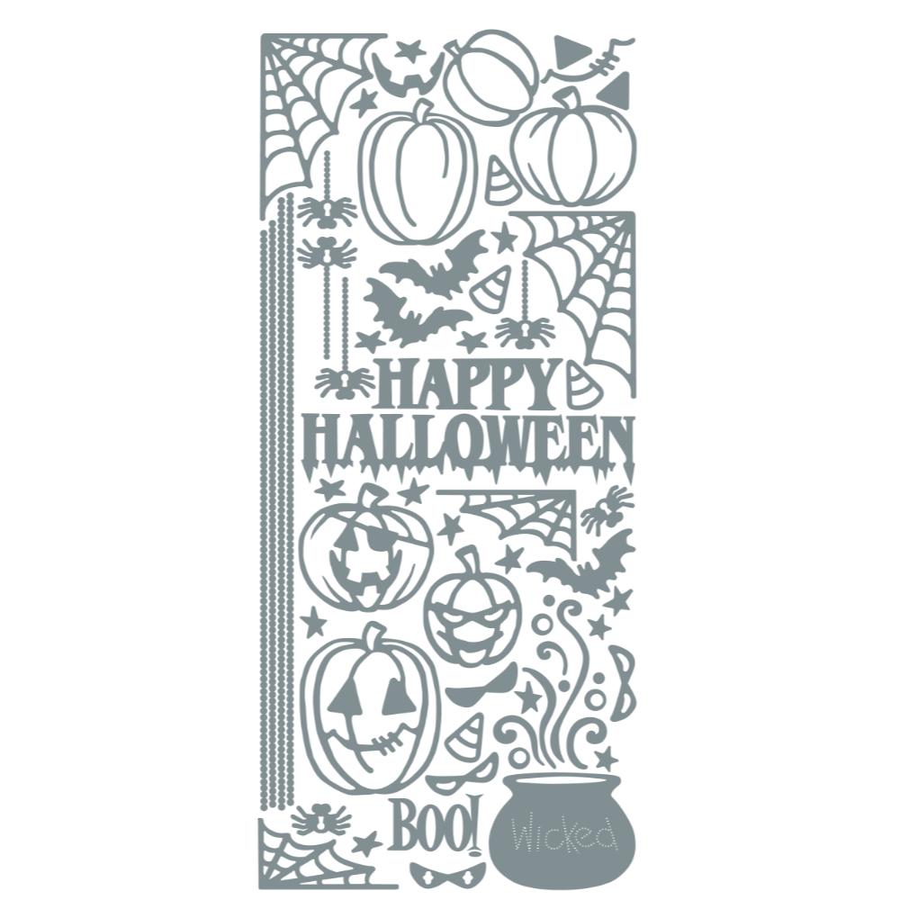 Halloween Peeloff Stickers - Black