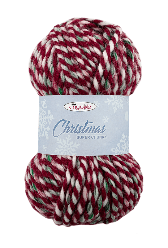 King Cole Christmas Super Chunky Yarn - 100g