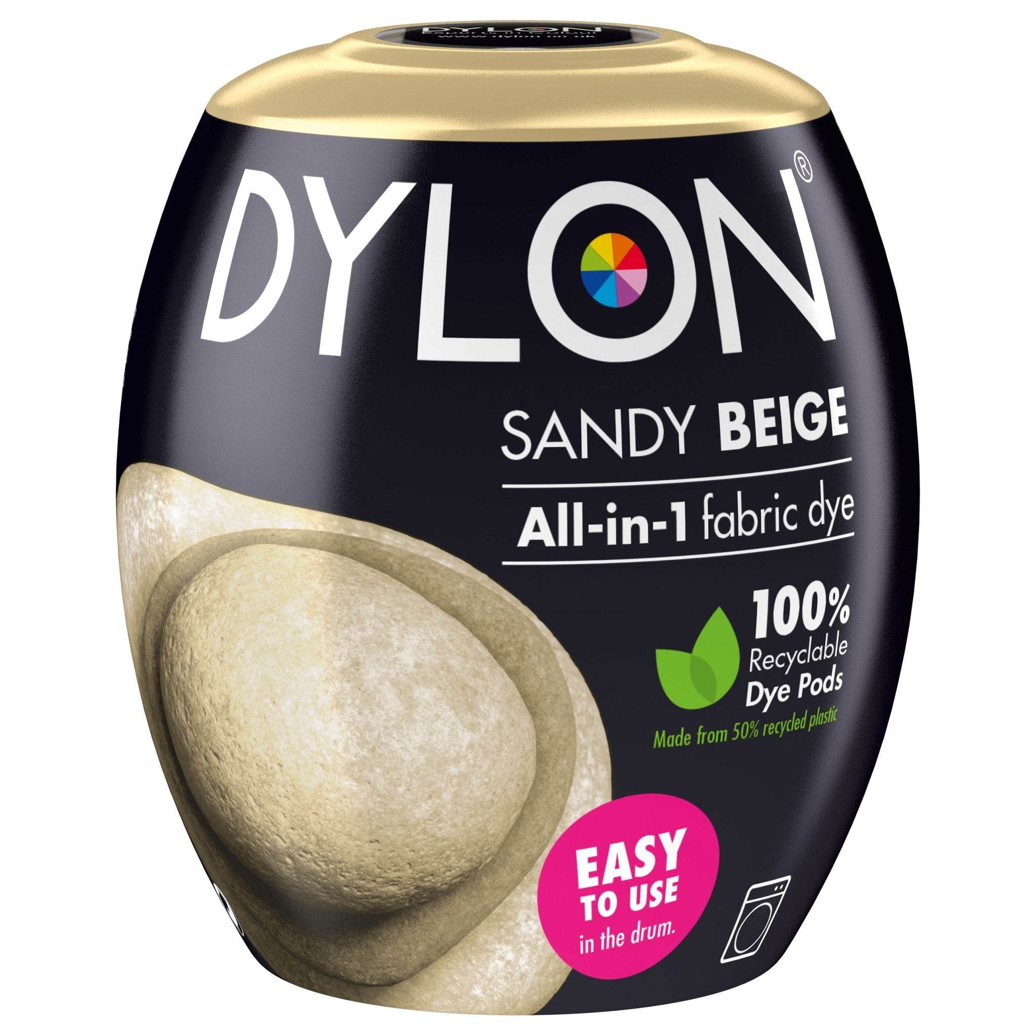 Dylon Machine Dye Pod: 10 Sandy Beige | Buy Online from The Home Crafters