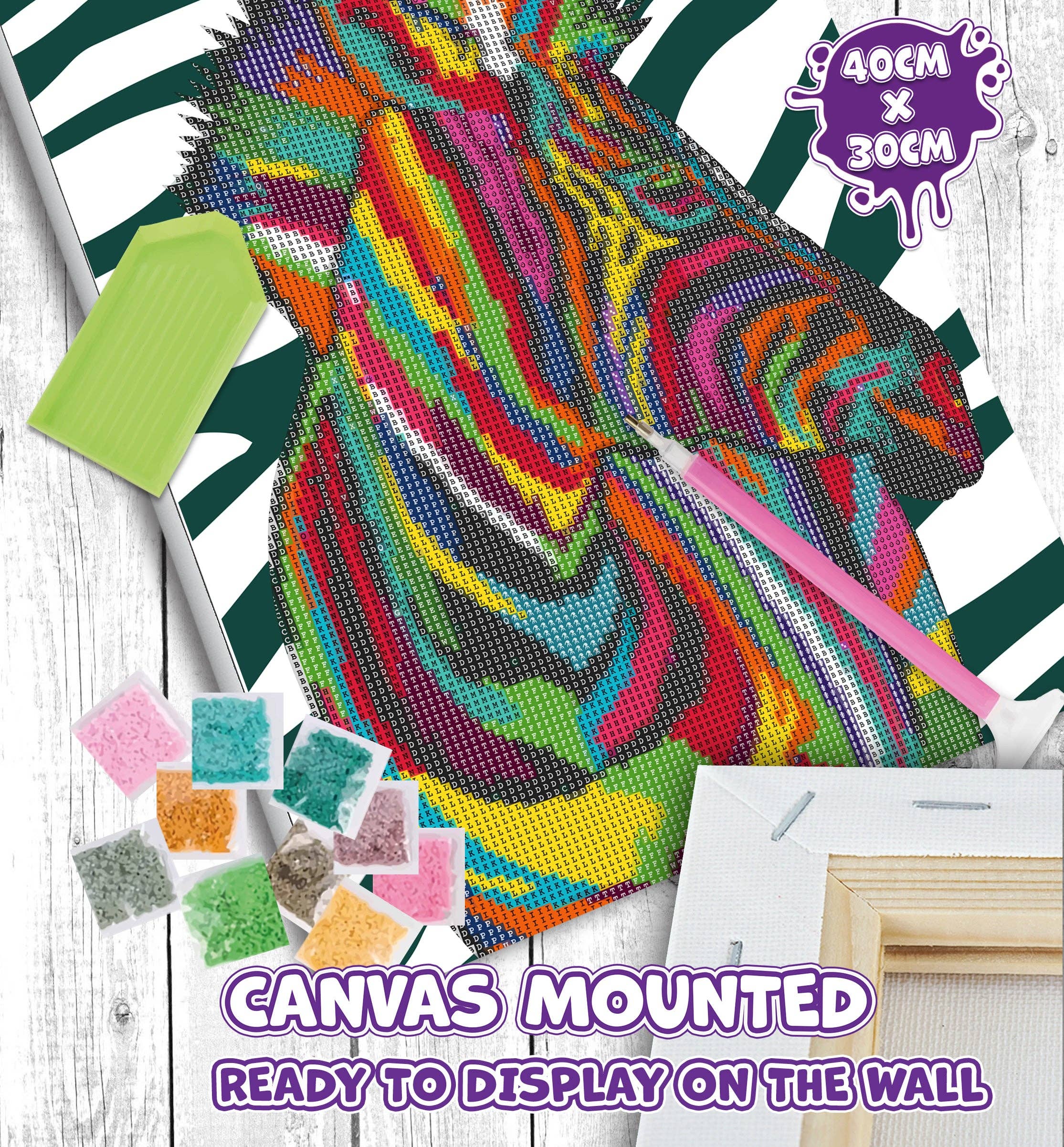 Zebra Diamond painting