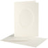 Passepartout Oval Aperture Blank Cards - 10pk | Buy Online from The Home Crafters