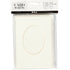 Passepartout Oval Aperture Blank Cards - 10pk | Buy Online from The Home Crafters