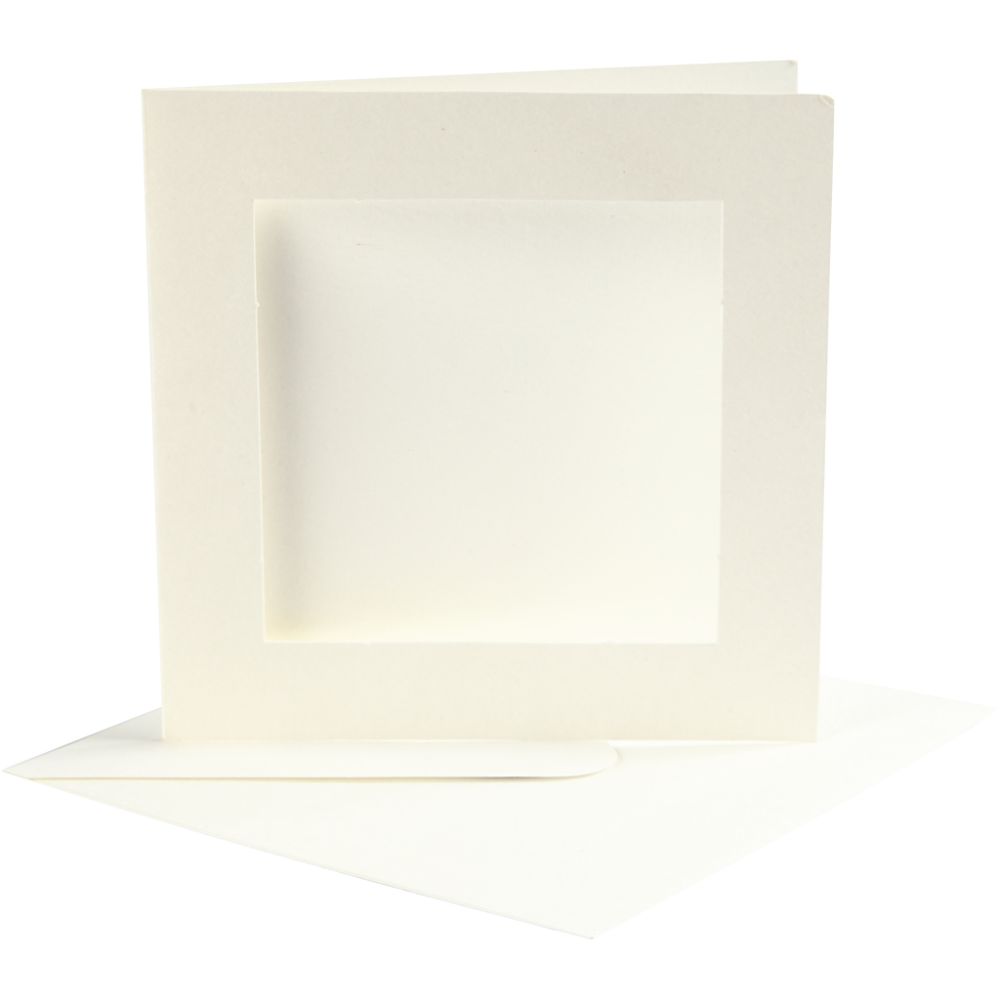Passepartout Square Aperture Blank Cards - 10pk | Buy Online from The Home Crafters