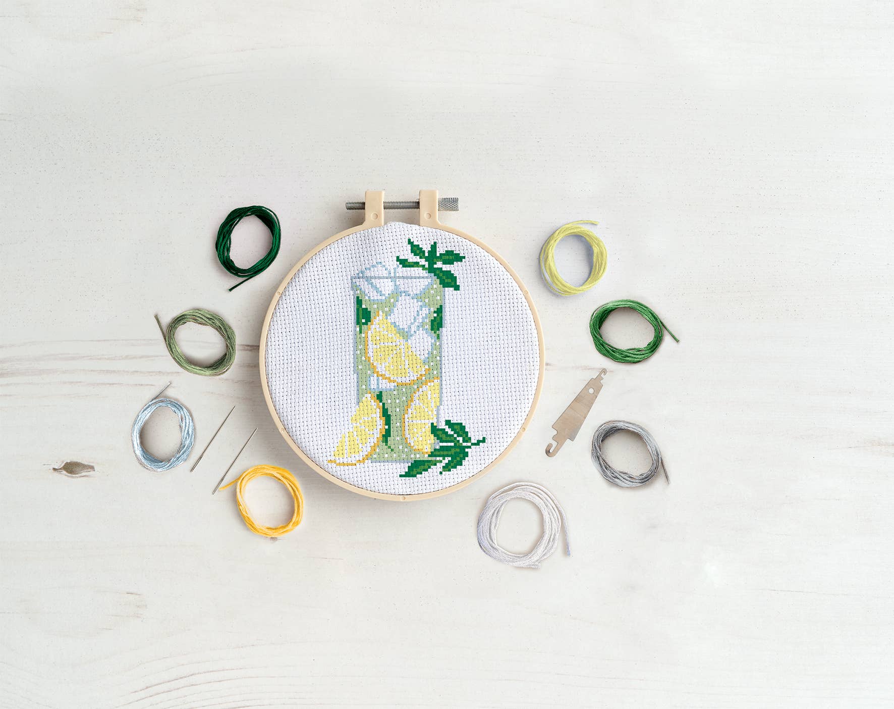 Simply Make Cross Stitch Kit - Cocktail | Buy Online from The Home Crafters