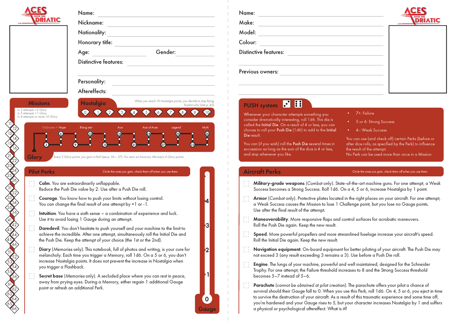 Aces Over The Adriatic - Solo RPG rulebook | Buy Online from The Home Crafters