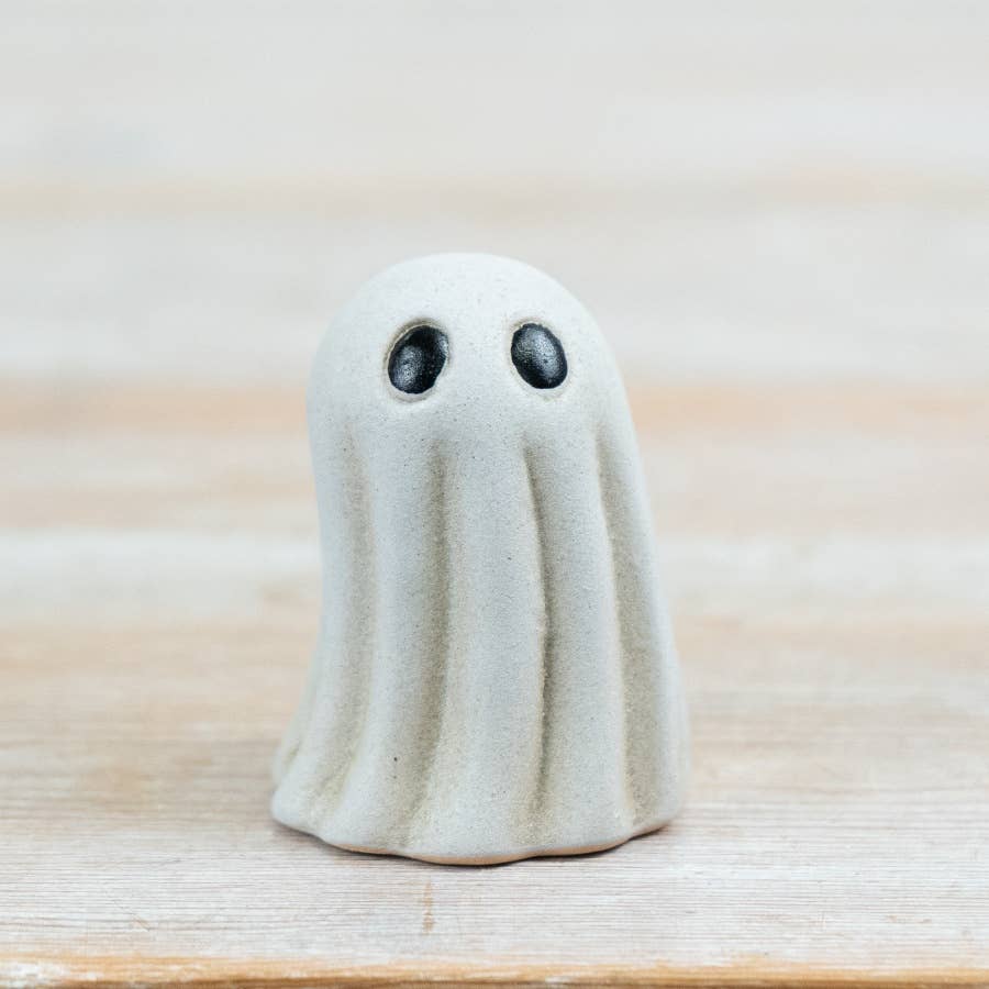 Rustic Ghost Halloween Ornament – 6.5cm
