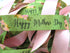 Ribbon - Happy Mother's Day Cursive Floral: 25mm