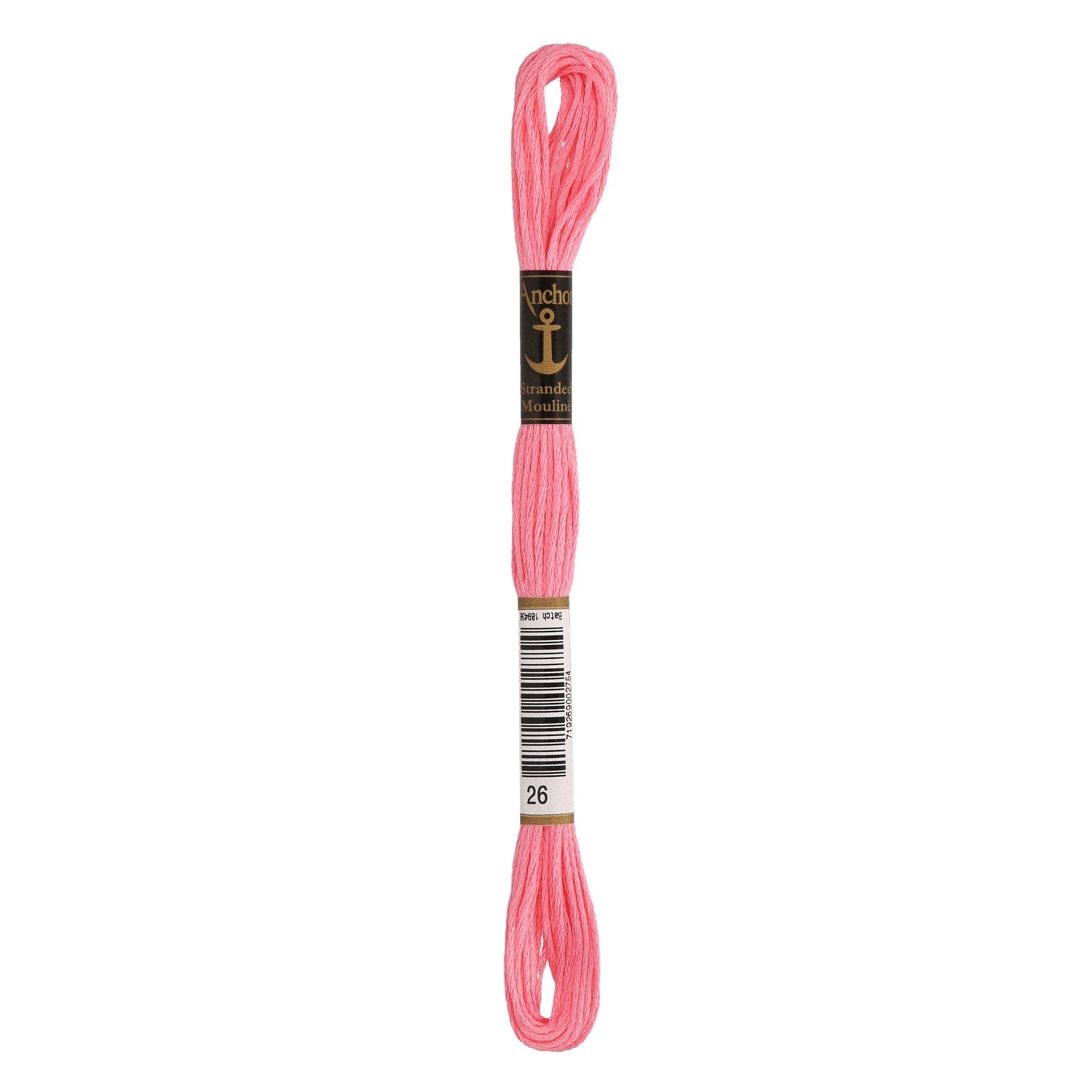 26: Anchor Stranded Mouline Cotton Skein - 8m | Buy Online from The Home Crafters