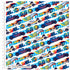 100% Cotton Licensed Fabric - Hot Wheels Racing White - 43"