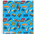 100% Cotton Licensed Fabric - Hot Wheels Badges - 43"