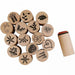 Deco Art Mini Rubber Stamps: Christmas Motifs - 15pc | Buy Online from The Home Crafters