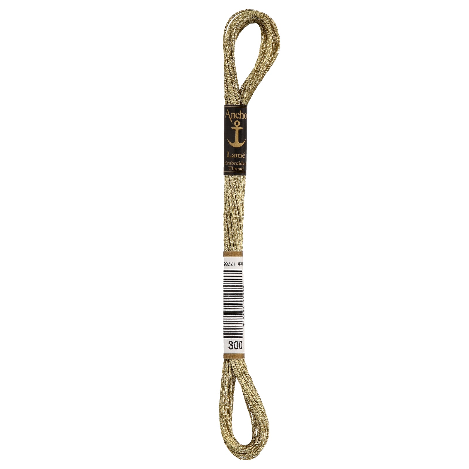 300 (GOLD): Anchor Lamé Embroidery Thread - 8m