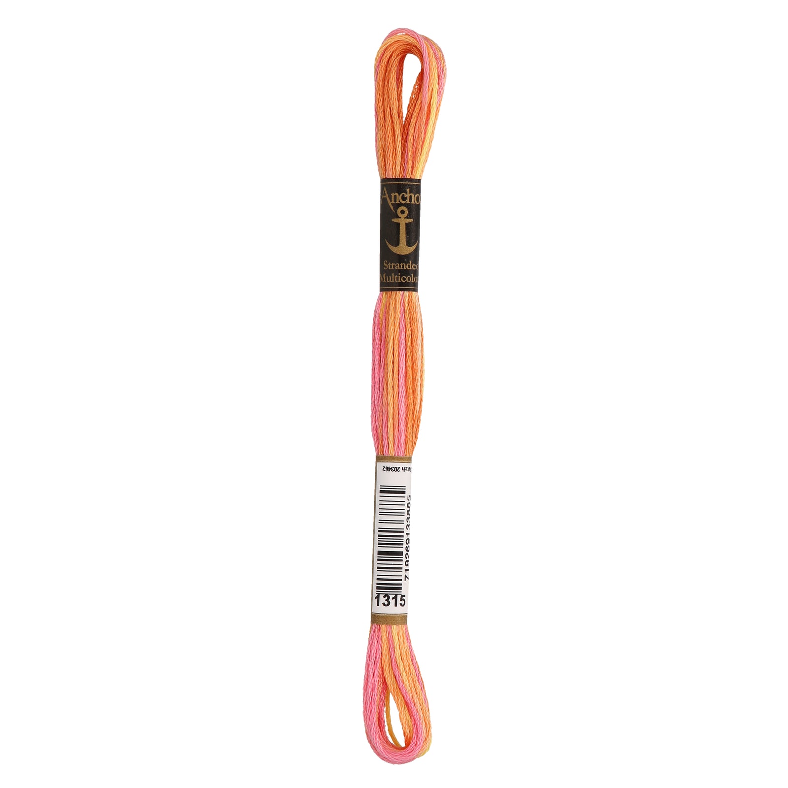 1315: Anchor Stranded Multi Coloured Cotton Skein - 8m