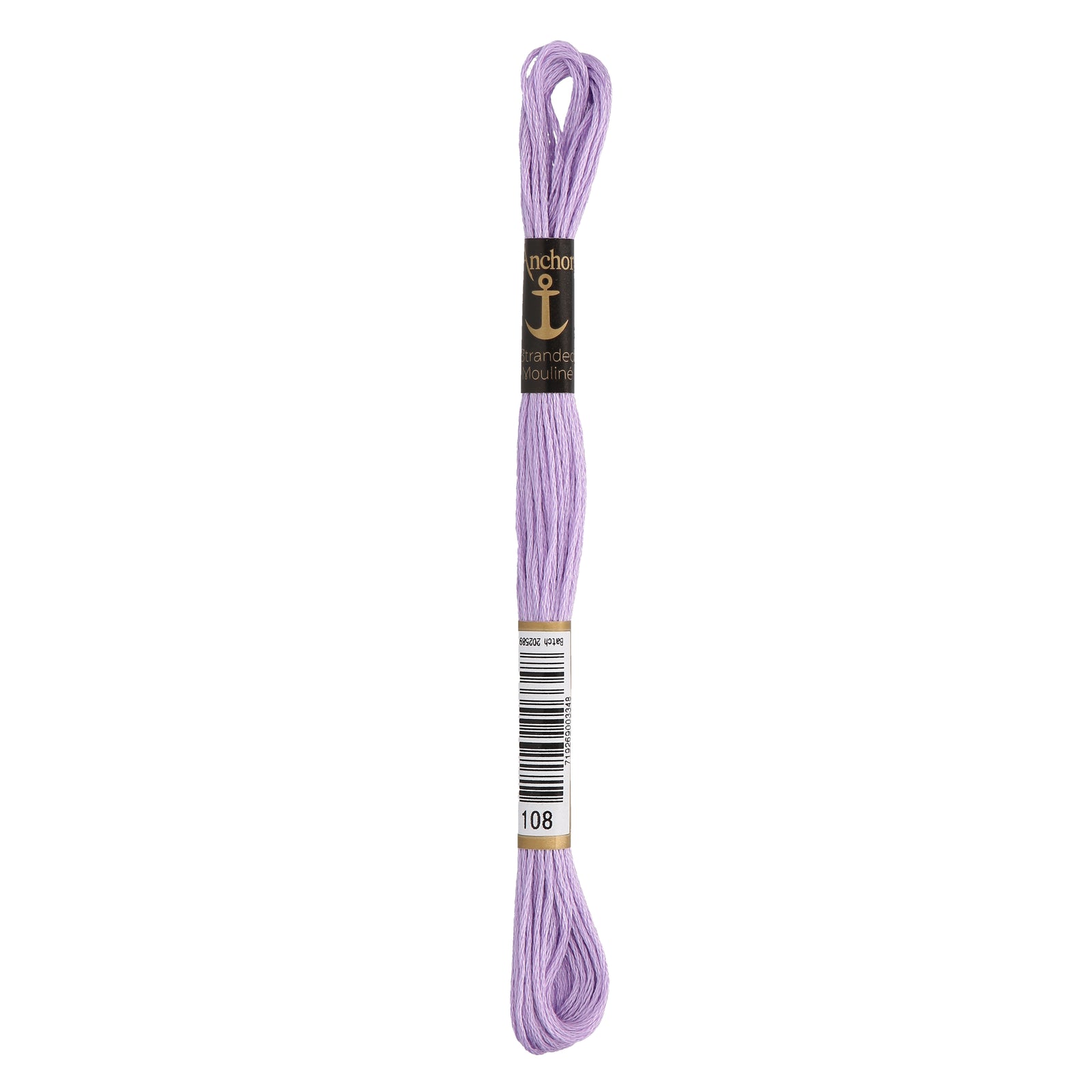 108: Anchor Stranded Mouline Cotton Skein - 8m