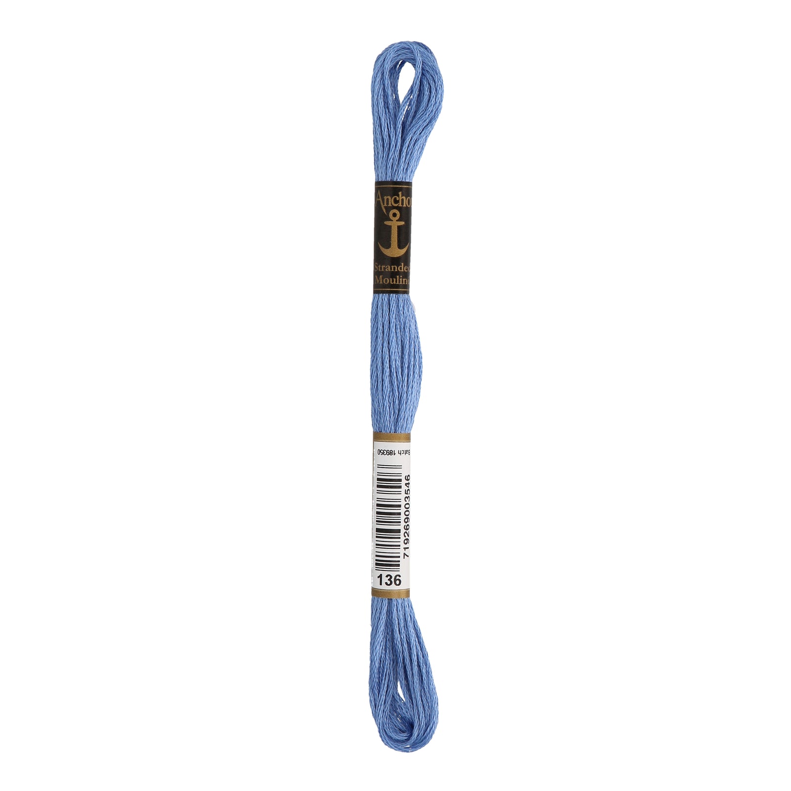 136: Anchor Stranded Mouline Cotton Skein - 8m