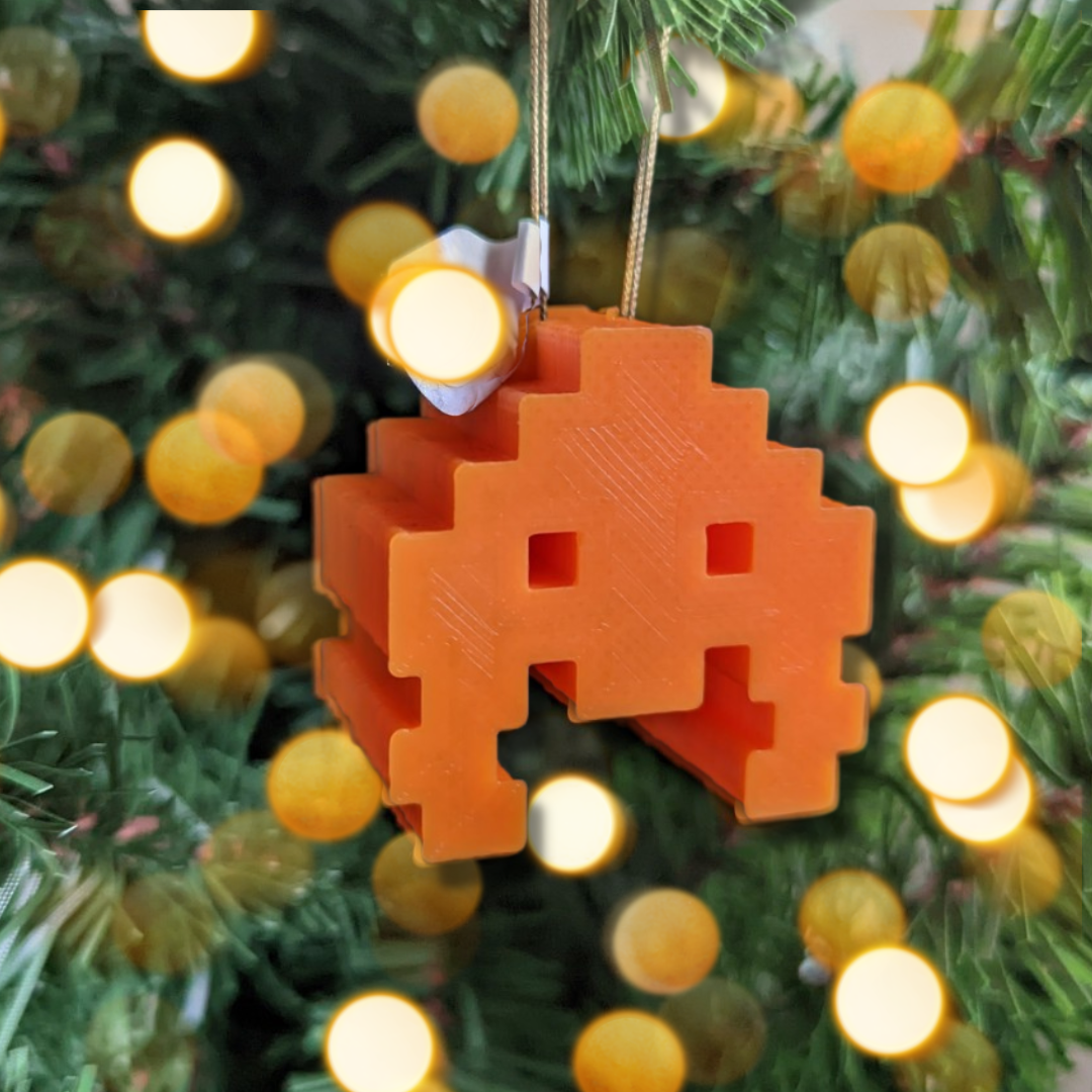 City 17 3d Printed Hanging Decorations - Small Space Invaders