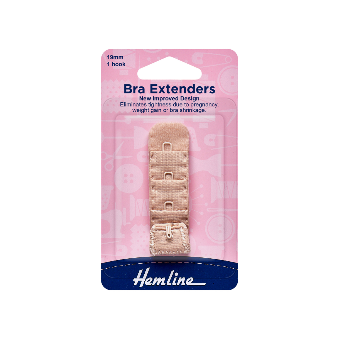 Hemline Bra Back Extender - choice of colour & size