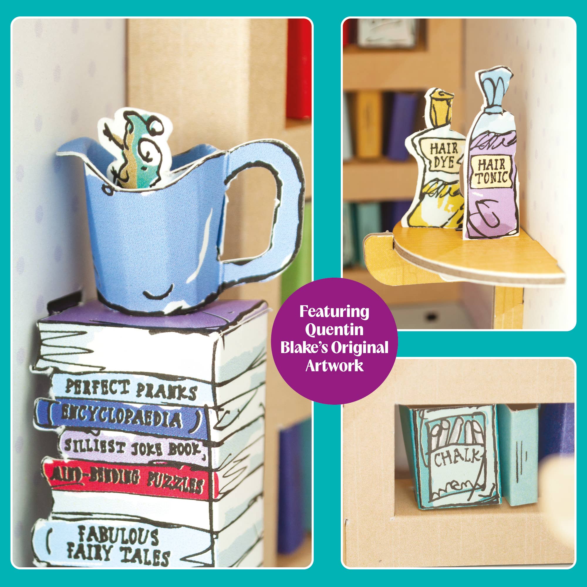 Build Your Own, Roald Dahl 'Matilda' Book Nook | Buy Online from The Home Crafters