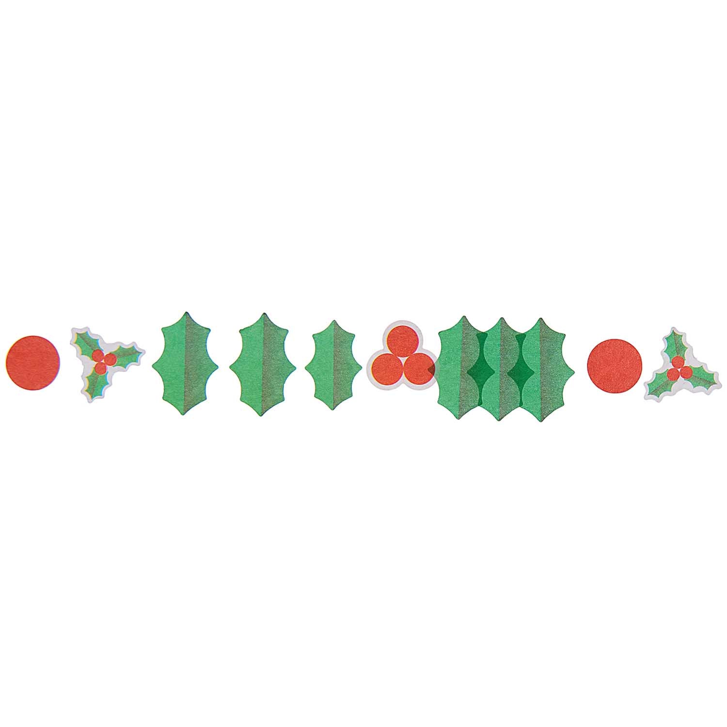 Rico Design Washi Stickers - Merry Christmas Holly