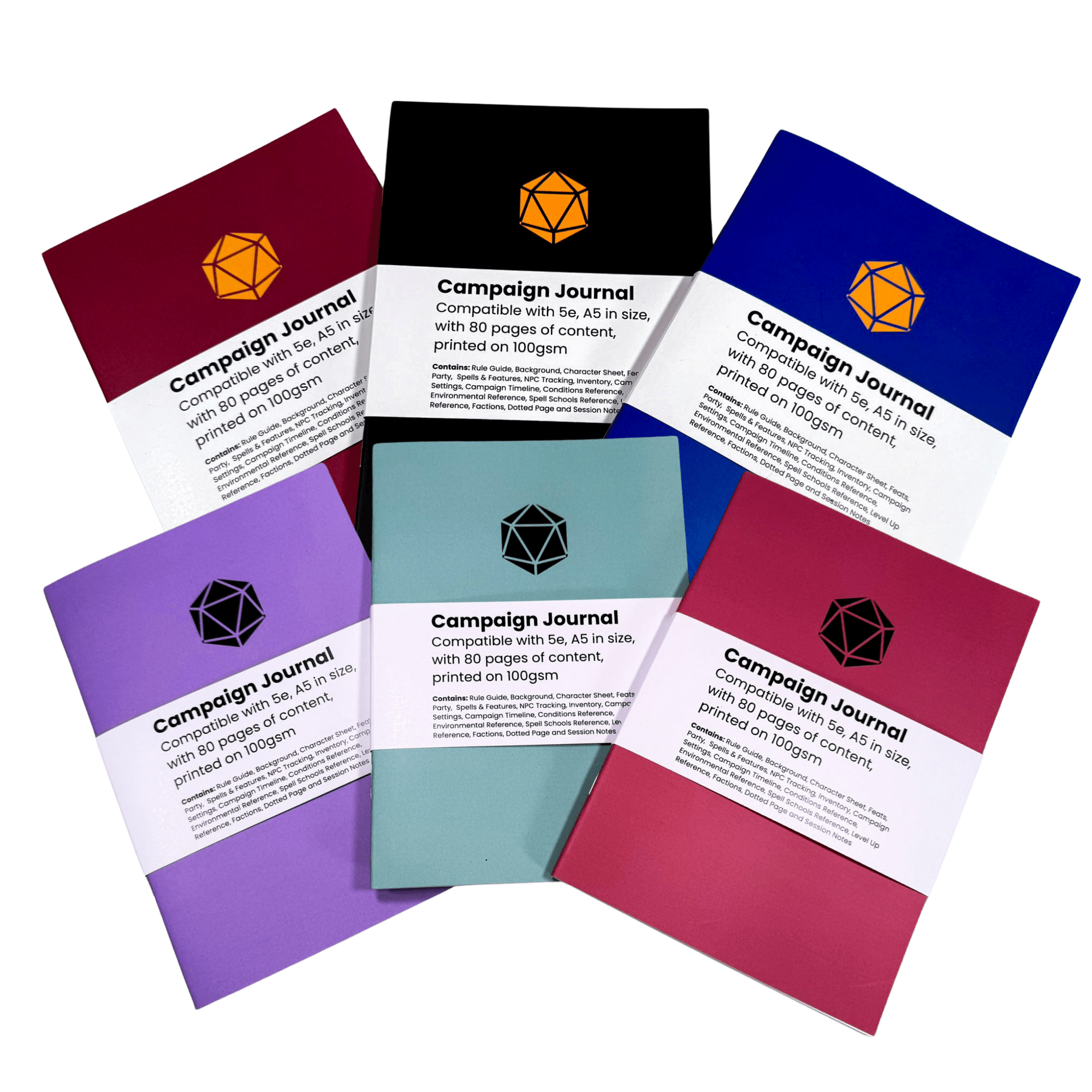 D&D Campaign Journal | RPG Notebook for 5e