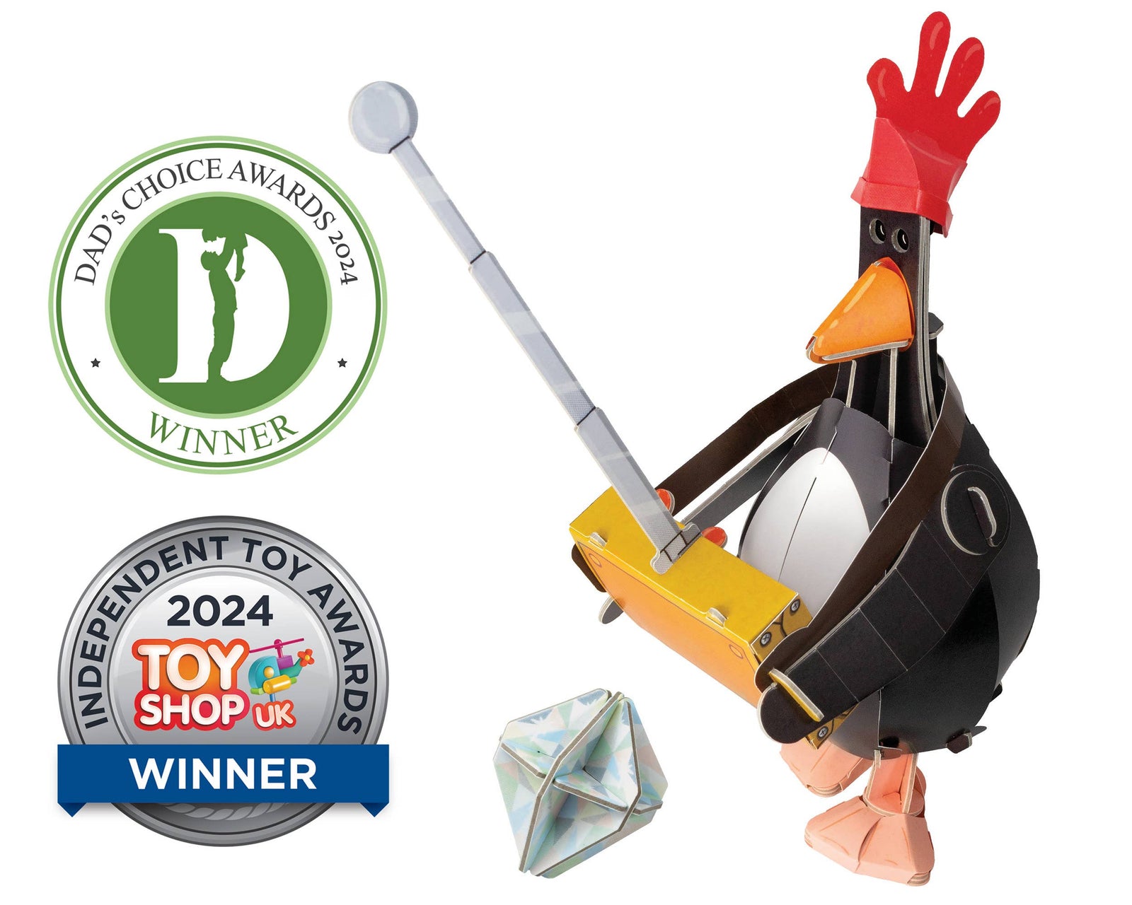 Build Your Own Wallace & Gromit Feathers McGraw - Craft Kit | Buy Online from The Home Crafters