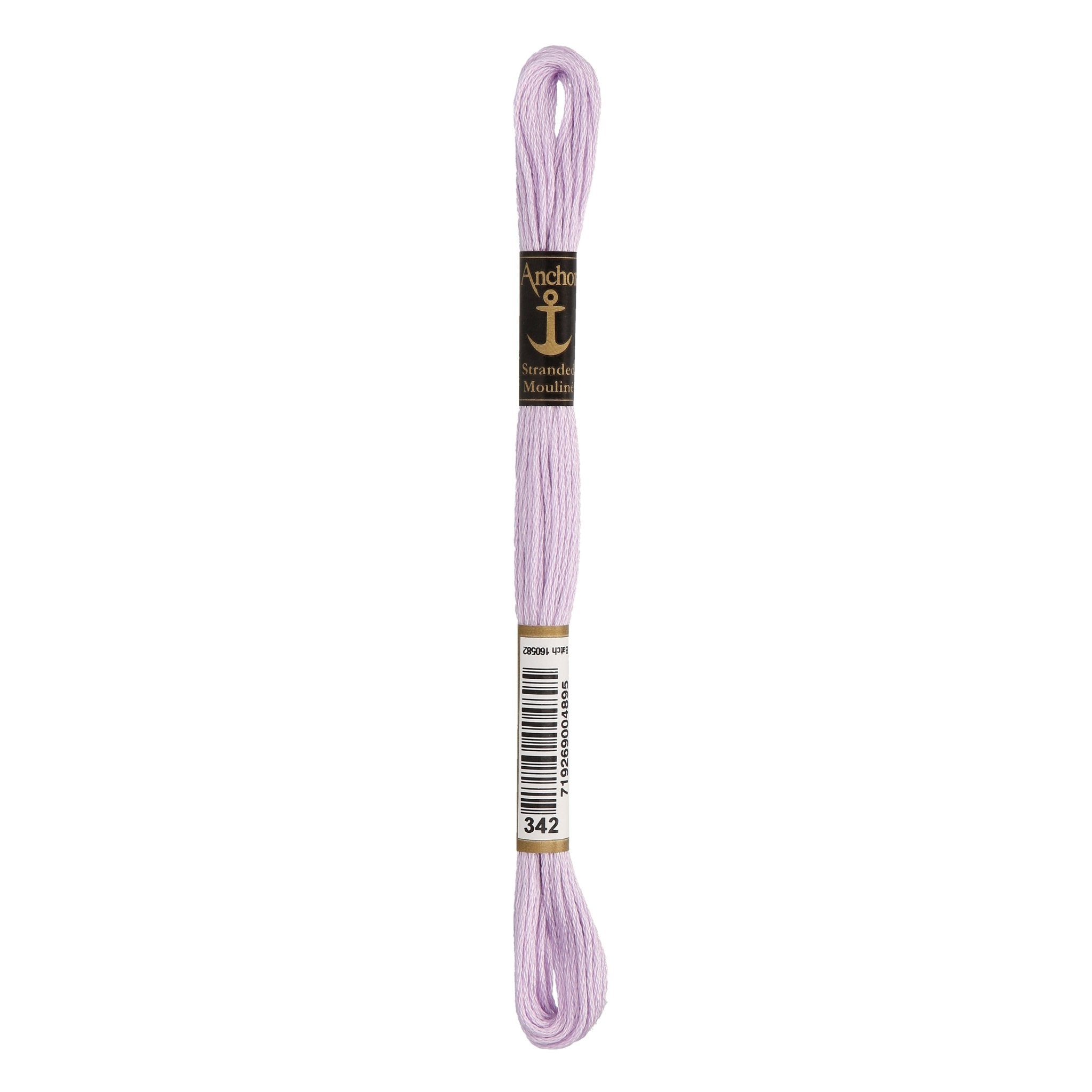 342: Anchor Stranded Mouline Cotton Skein - 8m | Buy Online from The Home Crafters