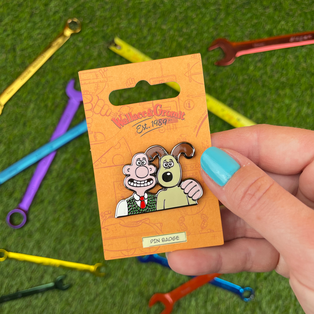 Wallace & Gromit Pin Badge