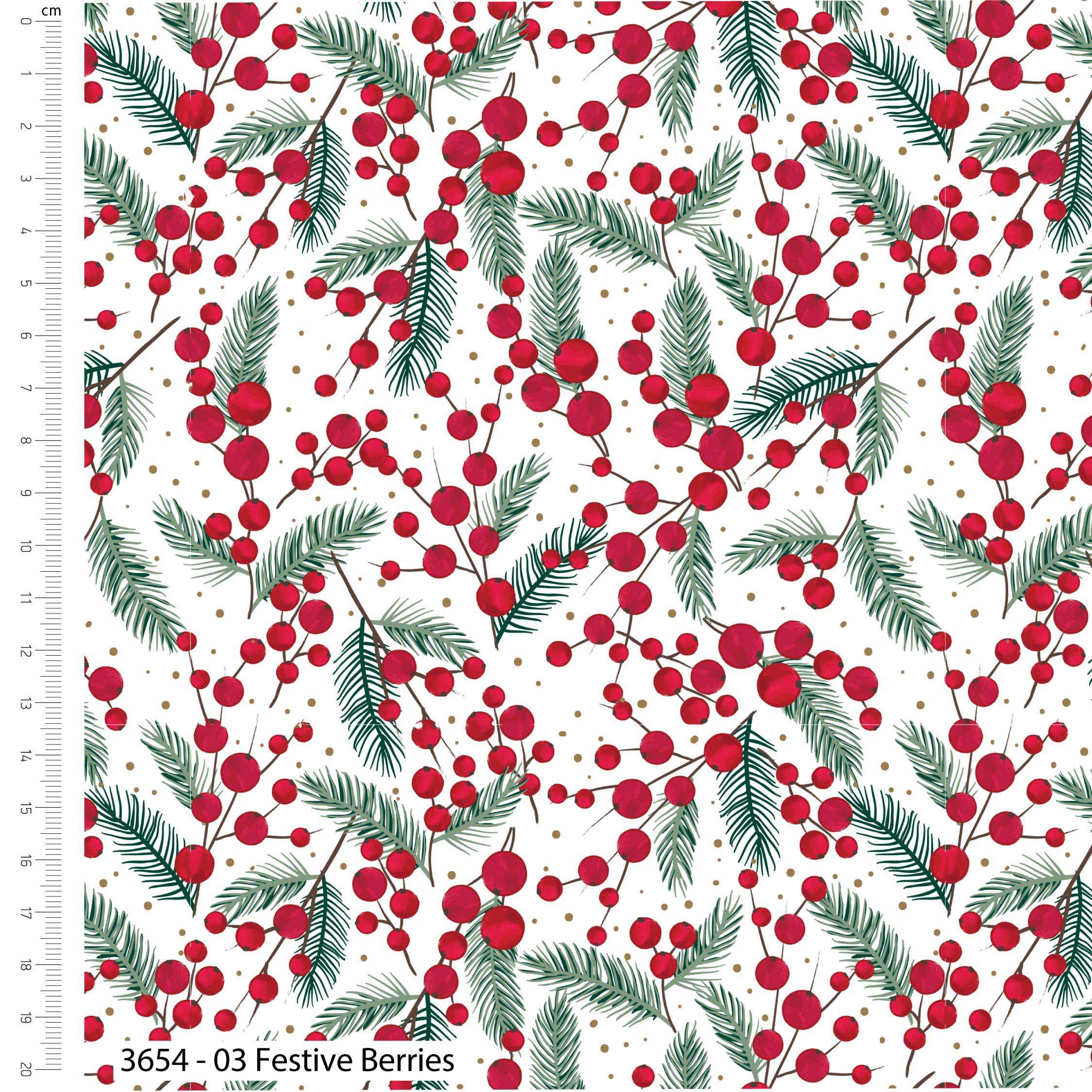 100% Cotton 5pc Festive Fat Quarter Bundle - Holly & Poinsettia | Buy Online from The Home Crafters